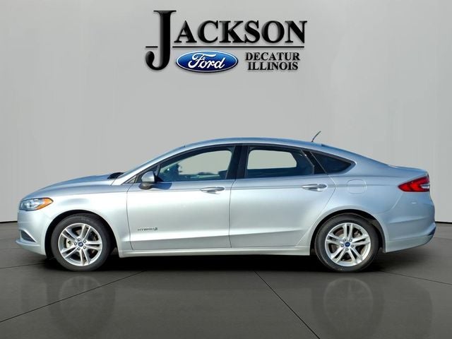 Used 2018 Ford Fusion Hybrid S with VIN 3FA6P0UUXJR141975 for sale in Decatur, IL
